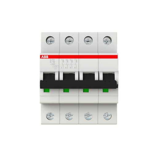 Picture of S204-C10 Μικροαυτόματος Διακόπτης 4P 10A C 6kA