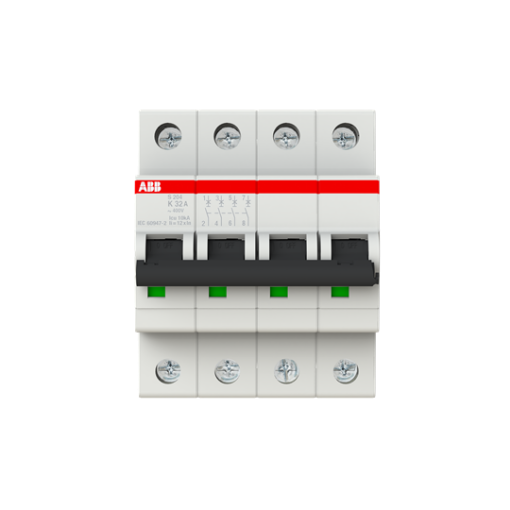 Picture of S204-K32 Μικροαυτόματος Διακόπτης 4P 32A K 6kA