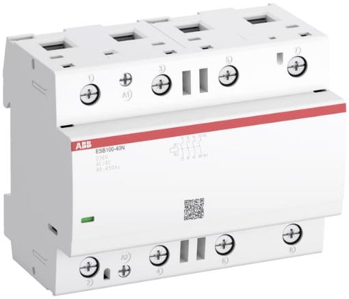 Εικόνα της ESB100-40N 230VAC/DC Ρελέ Ράγας 4ΝΟ 100Α