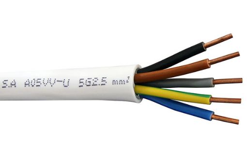 Εικόνα της Καλώδιο A05VV-U (NYM) 5G2.5mm²