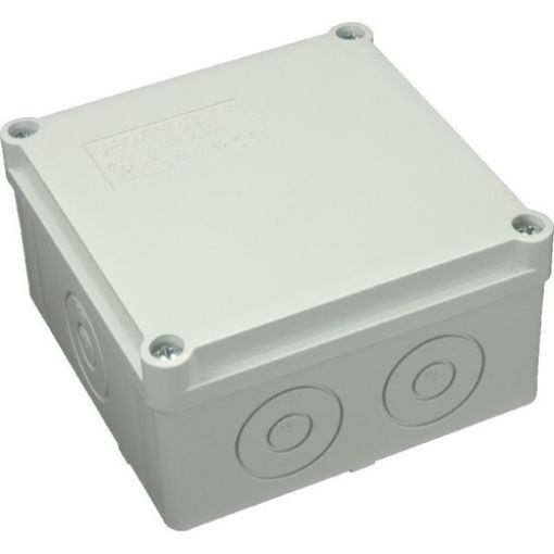 Picture of Κουτί Διακλάδωσης Πλαστικό Λείο 100x100x50mm IP55 S-BOX 116