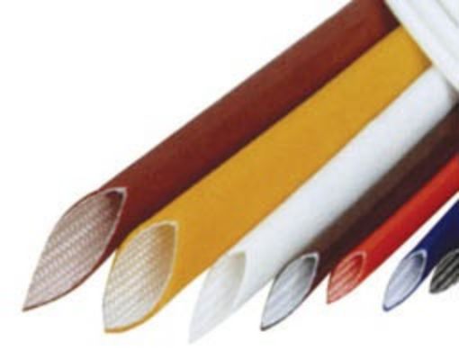 Εικόνα της Μακαρόνι Υαλοβάμβακος/Σιλικόνης Φ6 4000V Καφέ SB-SGS SBW