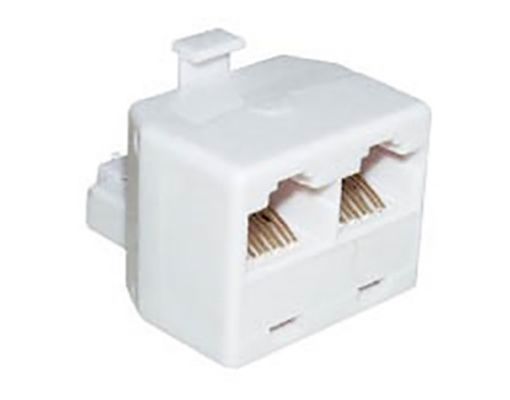 Εικόνα της Adaptor Τηλεφωνικό 8P8C από 1 Αρσενικό σε 2 Θηλυκά N120-02 (302) LANCOM-COMP