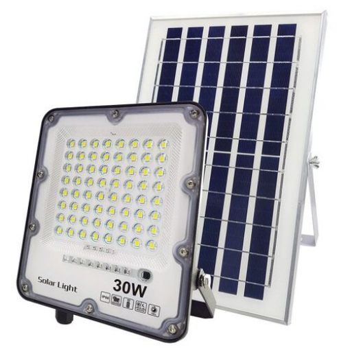 Εικόνα της Προβολέας Ηλιακός LED SMD 30W 6500K 3000lm Λευκός