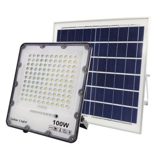 Εικόνα της Προβολέας Ηλιακός LED SMD 100W 6500K 10000lm Λευκός