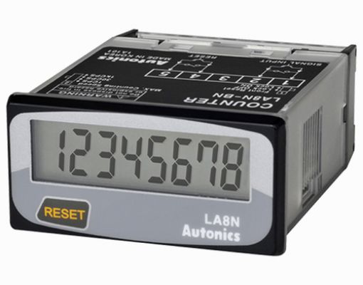 Εικόνα της LA8N-BV Μετρητής με μπαταρία, Είσοδος:Τάση DC 48x24mm