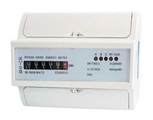 Picture of DM1750S-U Κιλοβατοωρόμετρο KWh Αναλογικό Ράγας 3Φ 10-100A DQN