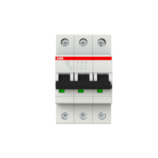 Picture of S203-C20 Μικροαυτόματος Διακόπτης 3P 20A C 6kA