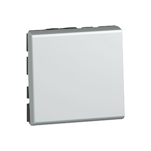 Εικόνα της Διακόπτης Μεσαίος Α/Ρ 10A 2 Στοιχείων Αλουμίνιο Mosaic 079221