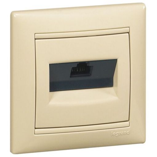 Εικόνα της Πρίζα Δικτύου RJ45 CAT 6 Κρεμ Valena 774146