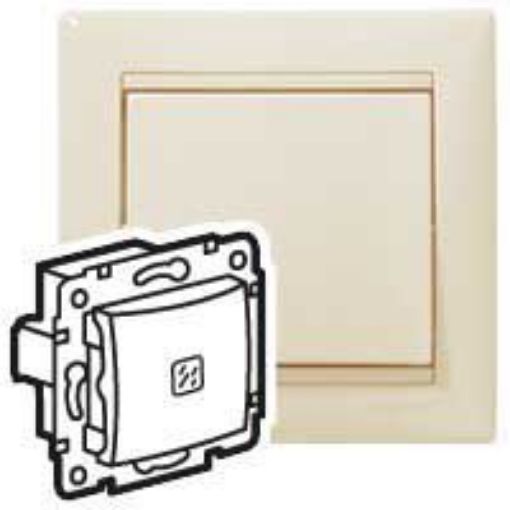 Εικόνα της Διακόπτης Απλός Φωτιζόμενος Κρεμ Valena 774310
