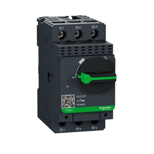 Picture of GV2L08 Μαγνητικός Διακόπτης 4A 1.1/1.5kW