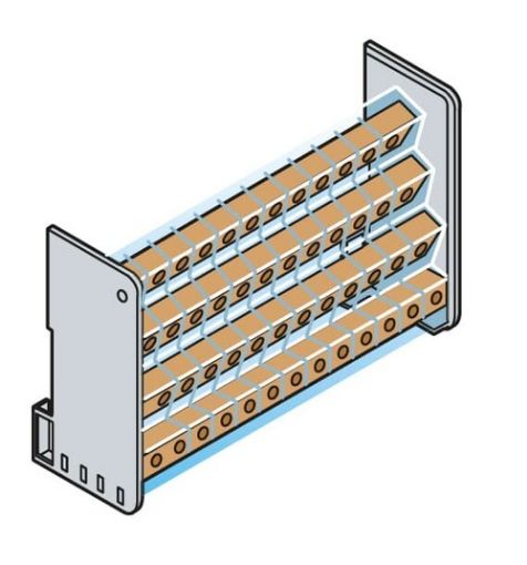 Picture of AD1029 Μπλοκ Διανομής 4P 125Α (Μεγάλο)