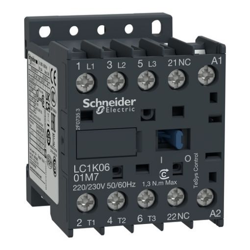 Εικόνα της LC1K0901D7 Μίνι Ρελέ Ισχύος 3P 4KW 42VAC 50/60Hz 1NC