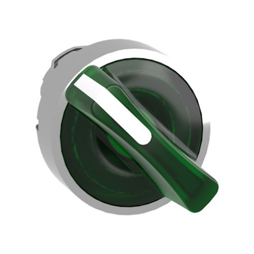 Εικόνα της ZB4BK1433 Φωτιζόμενη Κεφαλή Διακόπτη 0-1 με Επαναφορά Πράσινη