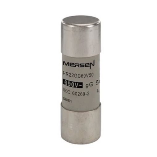 Εικόνα της FR22GG69V50 Ασφάλεια Κυλινδρική 22x58mm, 50A, gL/gG, 690V AC