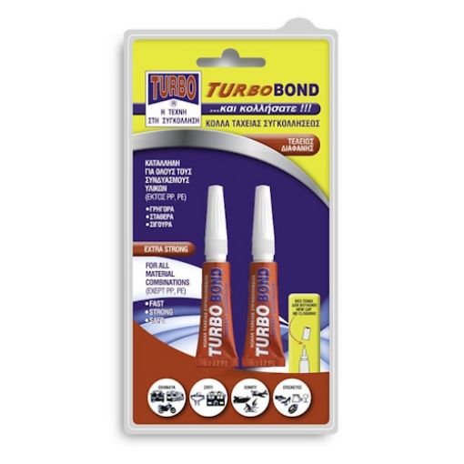 Εικόνα της TURBO BOND 3gr+3gr GEL BLISTER