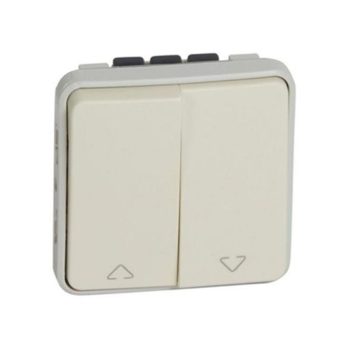 Εικόνα της Μηχανισμός Διακόπτη Ρολών Λευκό IP55 PLEXO 069629