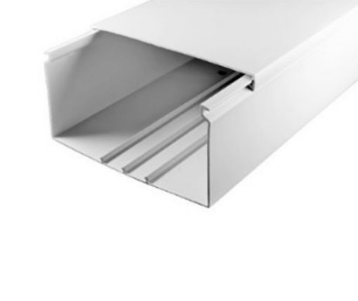 Εικόνα της Κανάλι 120x60mm Λευκό Κλειστού Τύπου