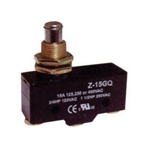 Εικόνα της Τερματικός Διακόπτης Mini με Μπουτόν και Παξιμάδι 15A 125/250VAC Z-15GQ-B
