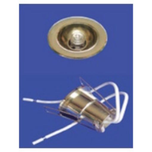 Εικόνα της Σποτ Χωνευτό G4 Σταθερό Στρογγυλό Φ35 Χρυσό Γυαλιστερό 11350004