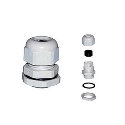 Εικόνα της Στυπιοθλίπτης PG42 με Παξιμάδι IP68 Γκρι 07810009