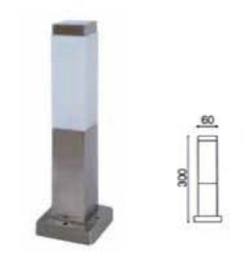 Εικόνα της Φωτιστικό Δαπέδου Τετράγωνο Κολόνα BT1003BSO-SS