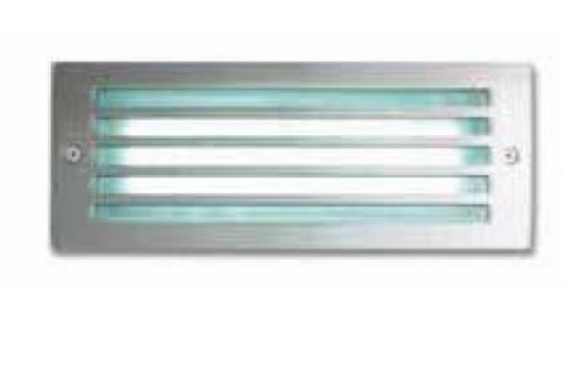 Εικόνα της Φωτιστικό Διαδρόμου Χωνευτό Ορθογώνιο με Γρύλιες Γκρι