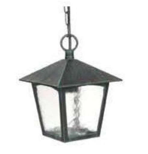 Εικόνα της Φωτιστικό Κρεμαστό Τεσσάρων Πλευρών Χρυσό Μαύρο 1585-GB