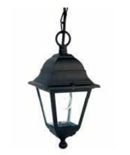 Εικόνα της Φωτιστικό Κρεμαστό Τεσσάρων Πλευρών Χρυσό Μαύρο 1115S-GB