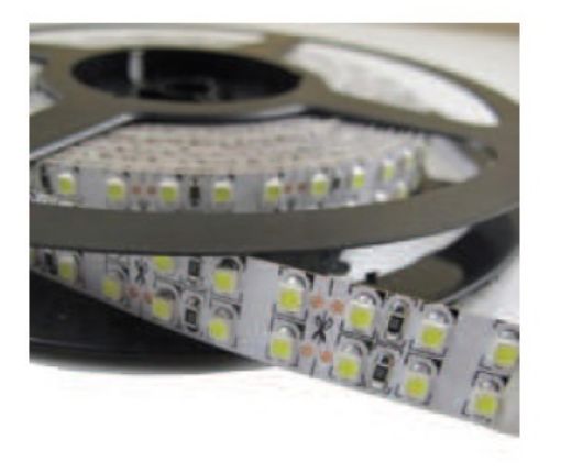 Εικόνα της Ταινία LED Διπλή 12VDC 19.2W/m Κίτρινη 5m 3528 IP65