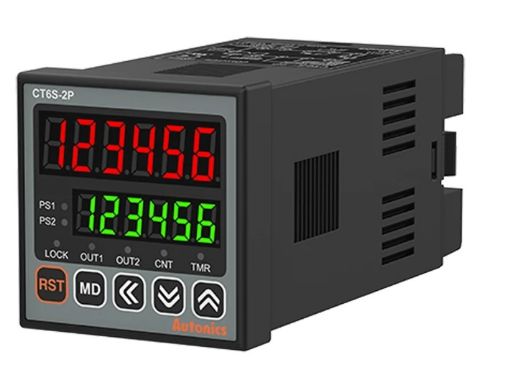 Εικόνα της CT6S-2P2 24VAC/24-48VDC Μετρητής 6 ψηφίων 2 έξοδοι 48x48mm