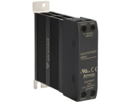 Εικόνα της SRH1-1220-N Ρελέ Solid State Ράγας, In:4-30VDC, Out:20A 24-240VAC με ψύκτρα