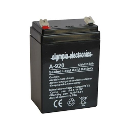Εικόνα της A-920 Μπαταρία 12V 2.6Ah