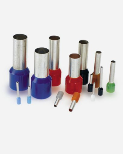 Εικόνα της Ακροχιτώνια 0.50mm² Λευκά (100τμχ) APF-0,5