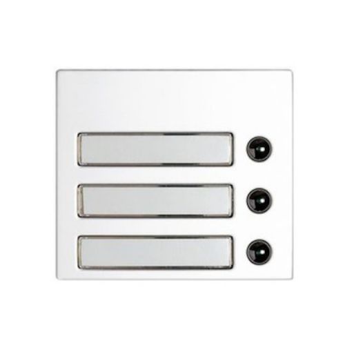 Εικόνα της Πλάκα 3 Μπουτόν Κλήσης Λευκή Sfera 332232