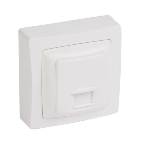 Εικόνα της Πρίζα Τηλεφώνου RJ11 Επίτοιχη Λευκή Oteo 086043
