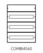 Picture of Wall-mounted Metal Panel 3x18 IP65 COMBI4560-2