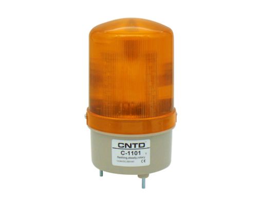 Εικόνα της Φάρος LED Κίτρινος 12/24VDC&230VAC 155x85mm Multifunction C-1101 CNTD