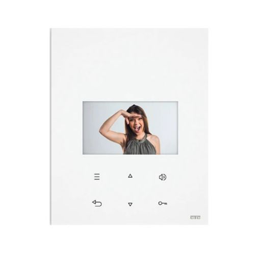 Εικόνα της Έγχρωμo monitor Venus Vision 4,3” Λευκό Touch VHS 204 BUS 2K