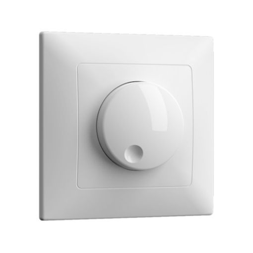 Εικόνα της Dimmer Χωνευτό 1000W Λευκό για όλα τα φορτία (Α/Ρ)