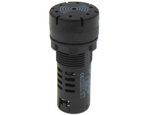 Εικόνα της Buzzer Φ22 Πίνακα 230VAC 80dB Μαύρο AD22-22MFD XND