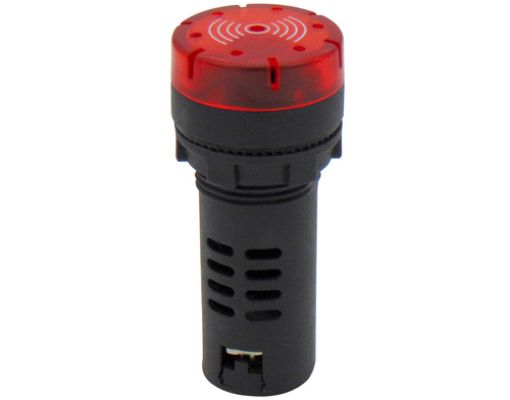 Εικόνα της Buzzer με λυχνία Φ22 24VAC/DC 80dB LED Κόκκινο Flash AD22-22MSD XND