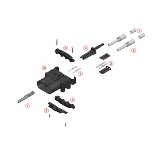 Εικόνα της ESBC320-ST1 Φις Κλαρκ Αρσενικό 320A 2P
