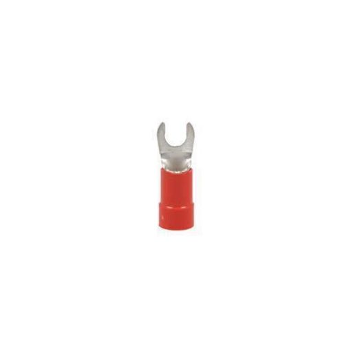 Εικόνα της Ακροδέκτες Δίχαλα 10mm² Φ6mm με μόνωση Κόκκινο ΚWΙ 10/6