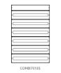 Picture of Wall-mounted Metal Panel 6x31 IP65 Transparent Door COMBI7010525-4TZ