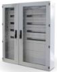 Picture of Wall-mounted Metal Panel 5x26 IP65 Transparent Door COMBI609025-4TZ