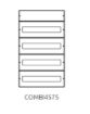 Picture of Wall-mounted Metal Panel 4x18 IP65 COMBI457525-2
