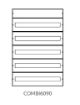 Picture of Wall-mounted Metal Panel 5x26 IP65 COMBI609025-4