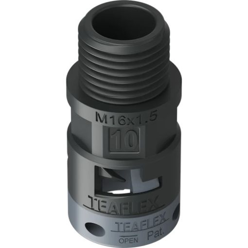 Εικόνα της Ρακόρ M16x1.5 για Σπιράλ Φ10 IP66 Μαύρο 6BSM10M16